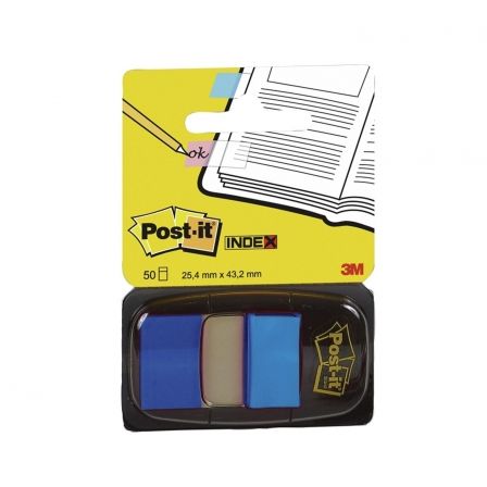 Post-it Banderitas Index 680-2 Azul